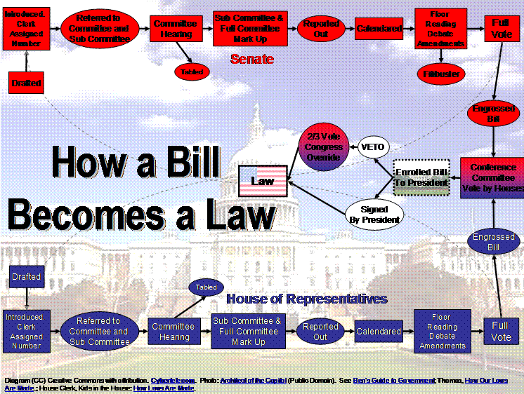 How a bill a law